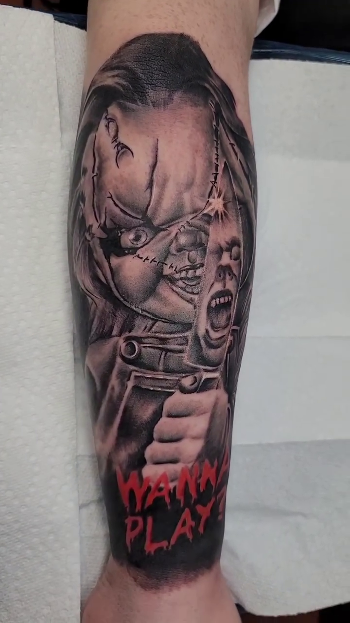Tattoo by @xodiactattoo โ realism, trash_polka