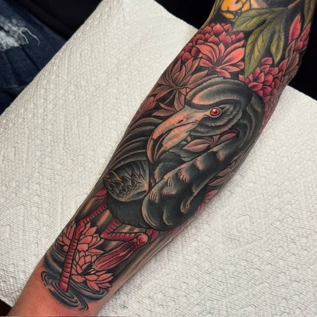 Tattoo by @gottstatts — american_traditional, black_and_grey