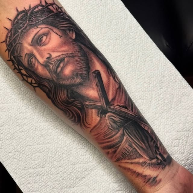 Tattoo by @gottstatts — realism, dark_realism