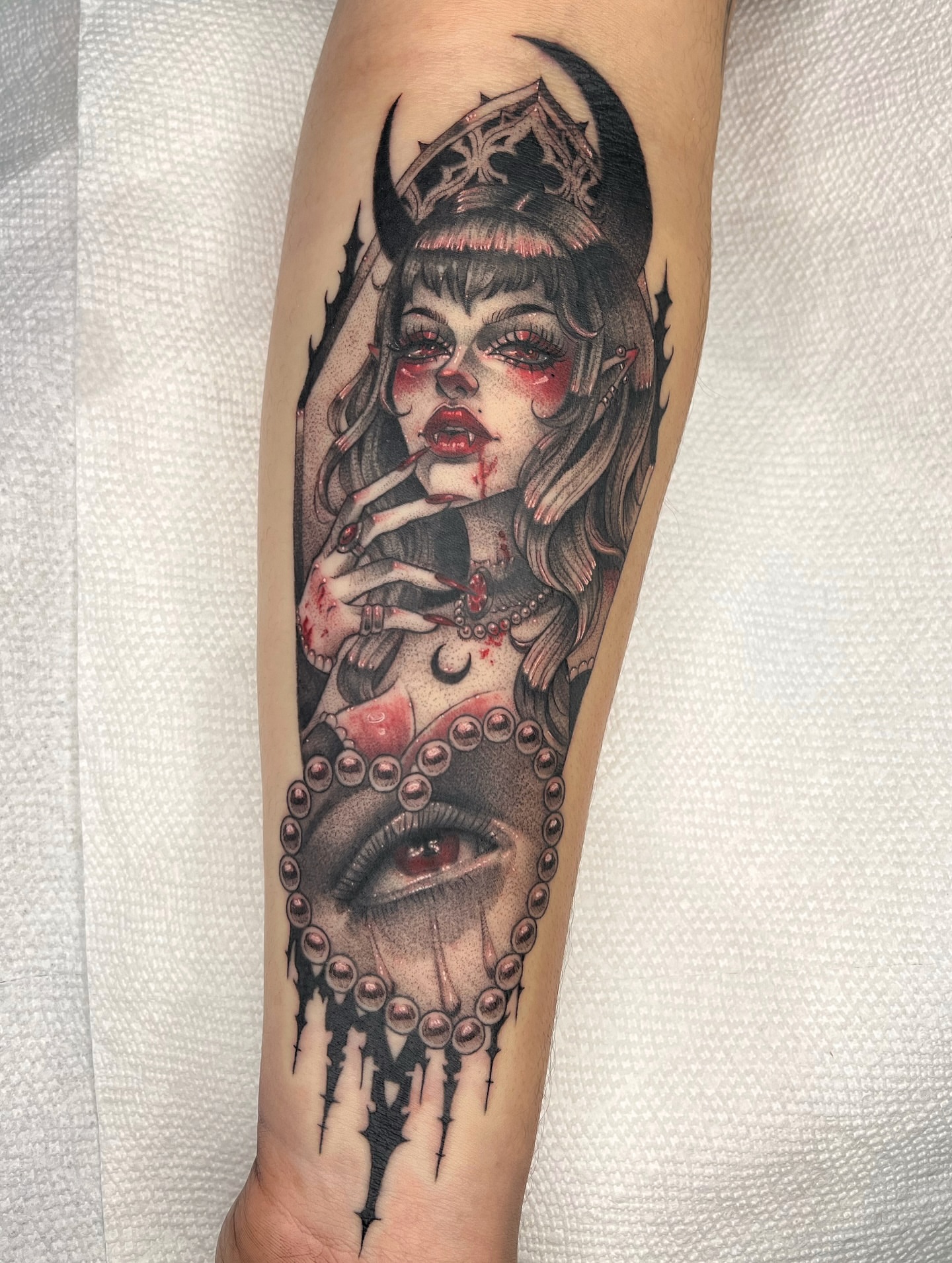 Tattoo by @toothfairytats — dark_realism