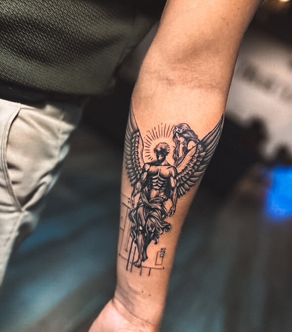 Tattoo by @inkedbyneet — black_and_grey