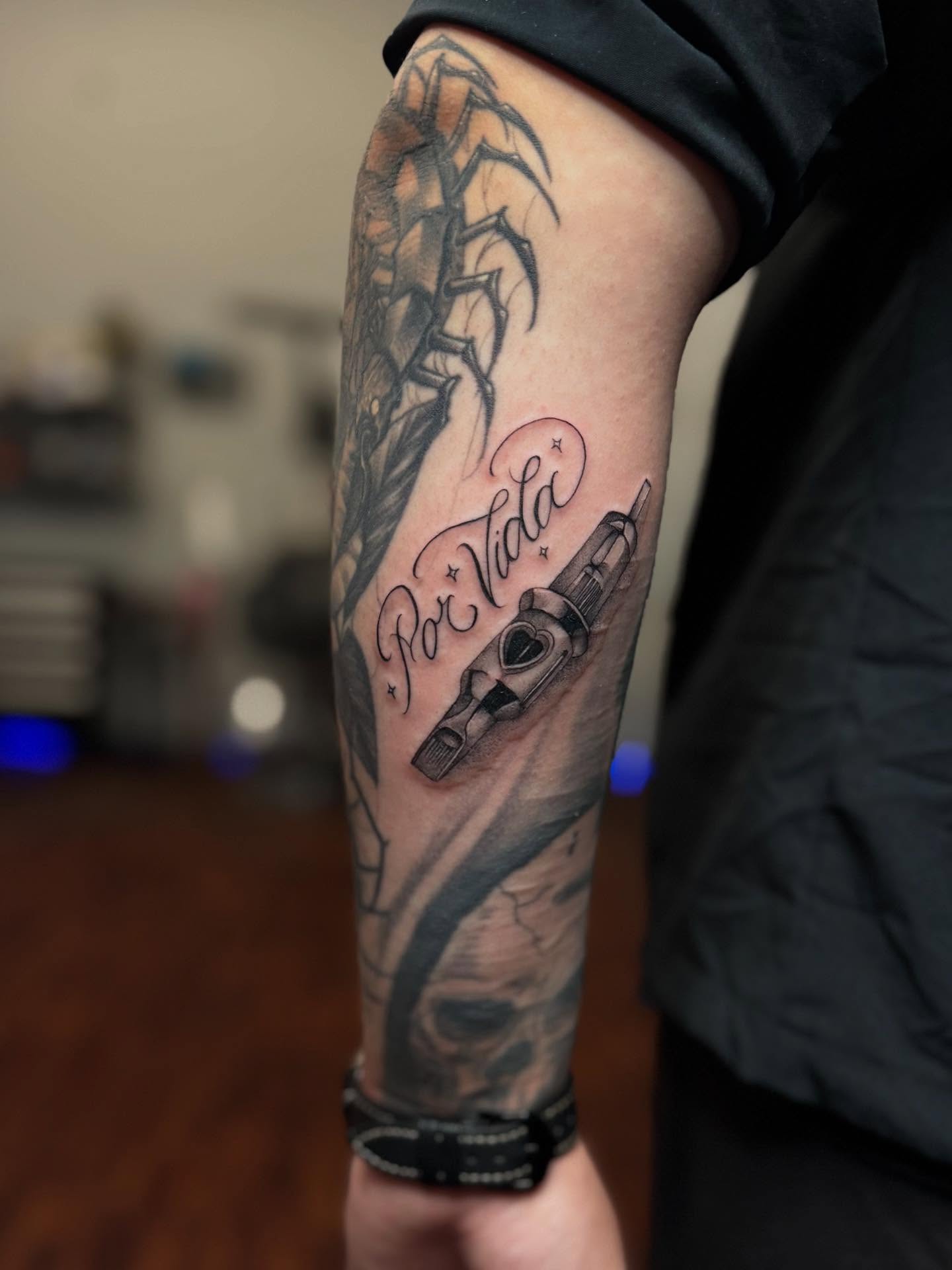 Tattoo by @l.sinatra__ — black_and_grey, realism