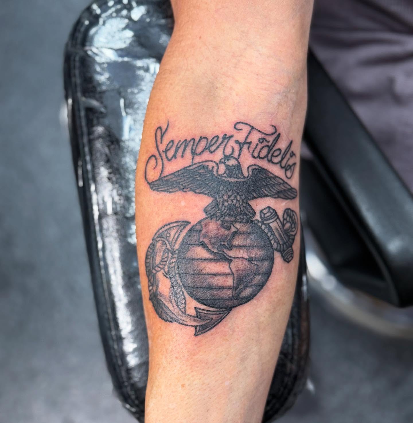 Tattoo by @seanhollandtat2 — black_and_grey