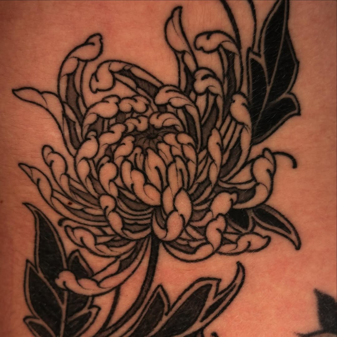 Tattoo by @staghorntattoo — japanese_irezumi, black_and_grey