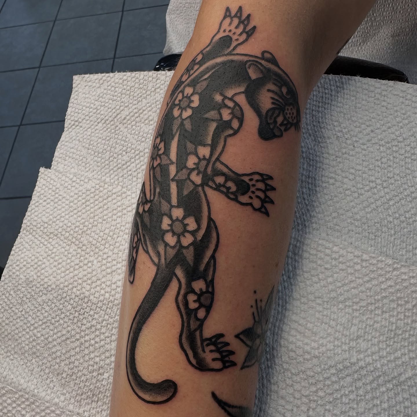 Tattoo by @jafeel_tattoos — black_and_grey