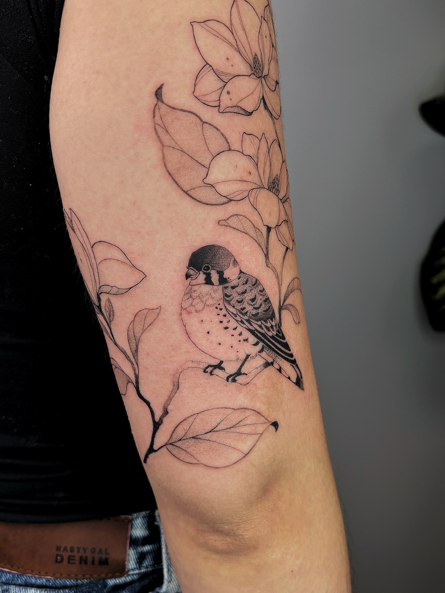 Tattoo by @sagodripp — black_and_grey, realism