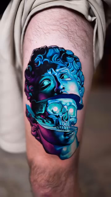 Tattoo by @bobbycupparotattoos — realism, dark_realism