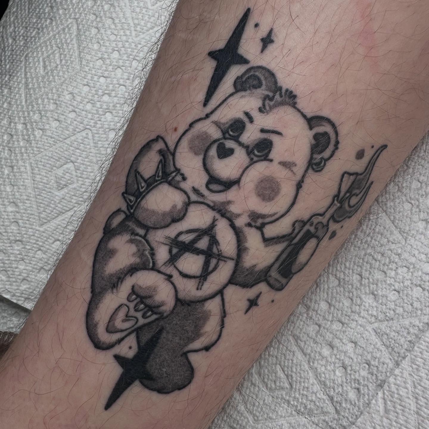 Tattoo by @sierra_does_tattoos — black_and_grey