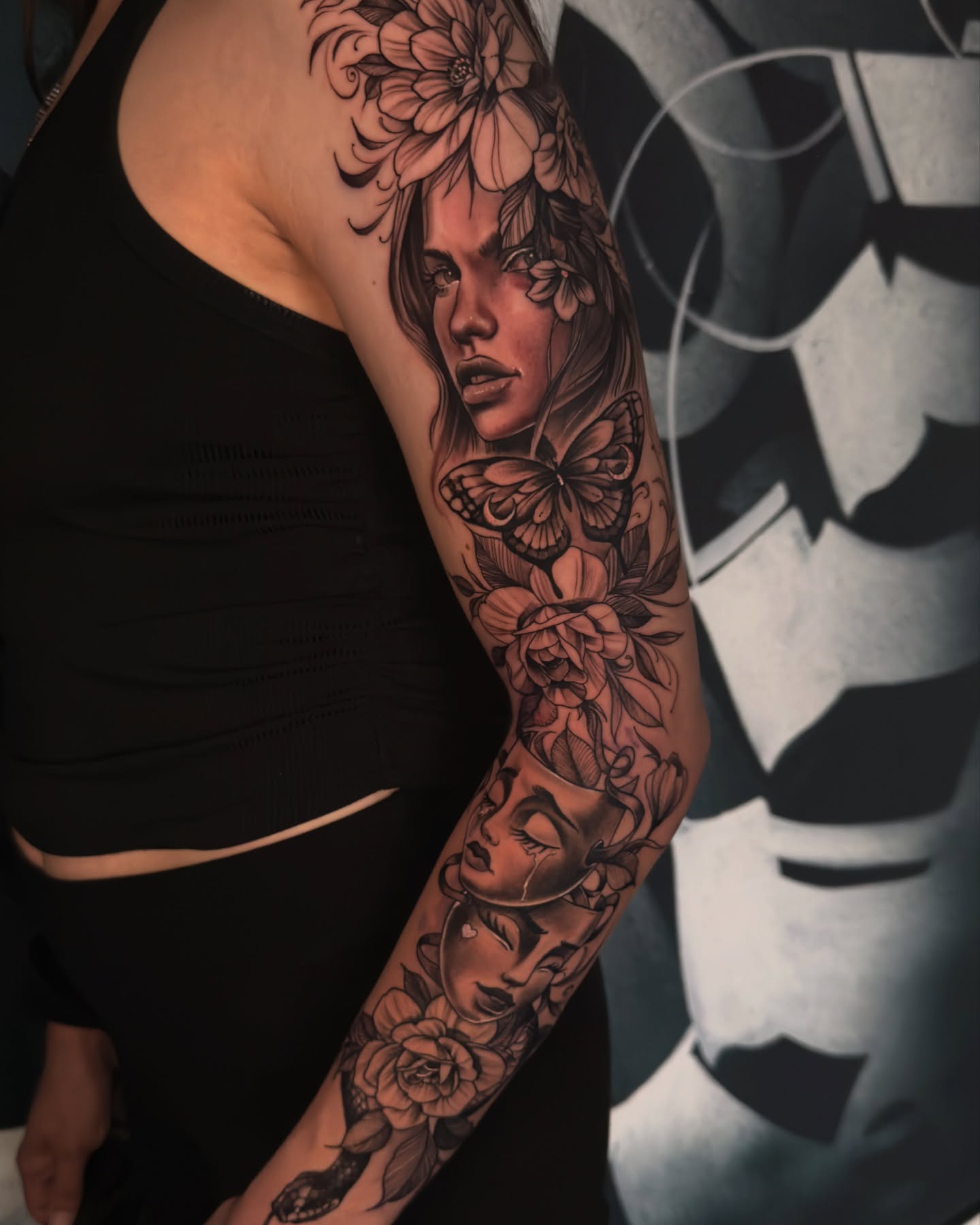 Tattoo by @tattooyasmany2012 — realism, black_and_grey