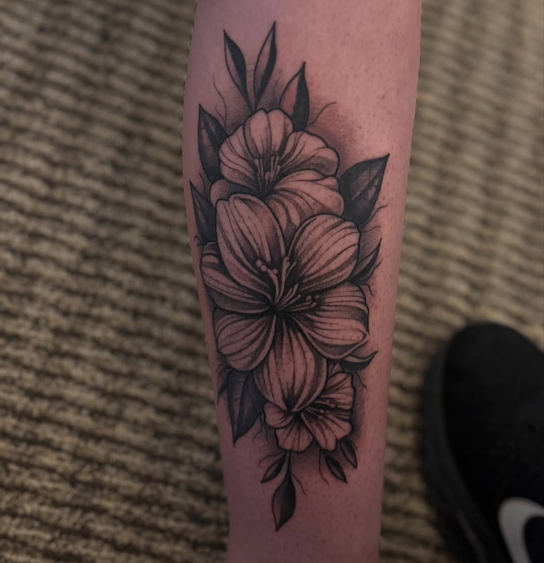 Tattoo by @inkbyj2 — black_and_grey, realism