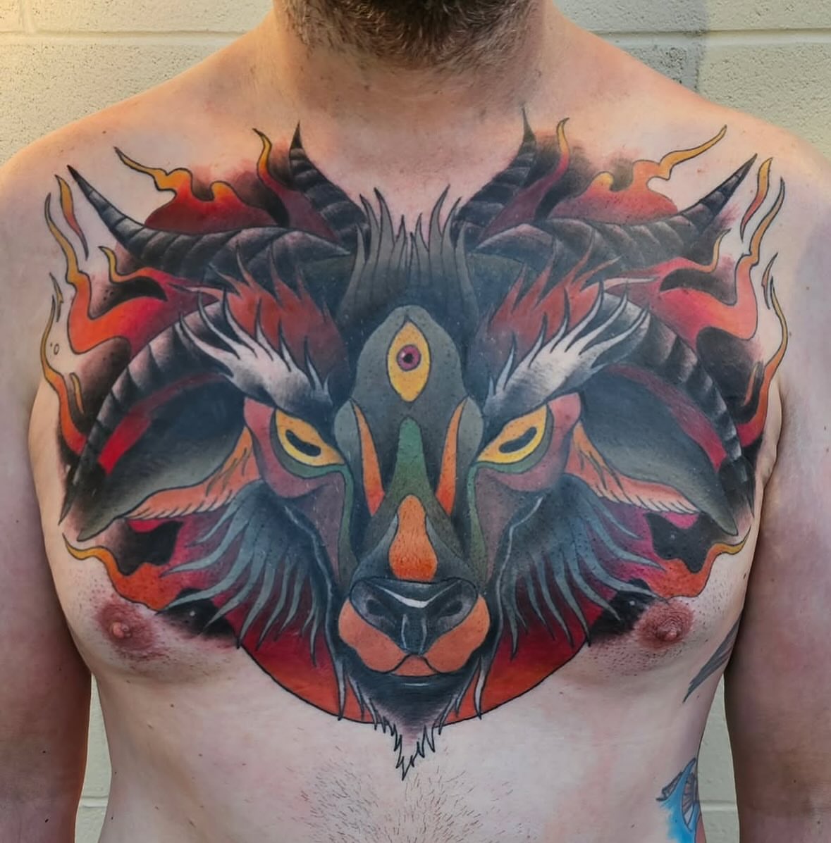 Tattoo by @chet_tattoos — dotwork