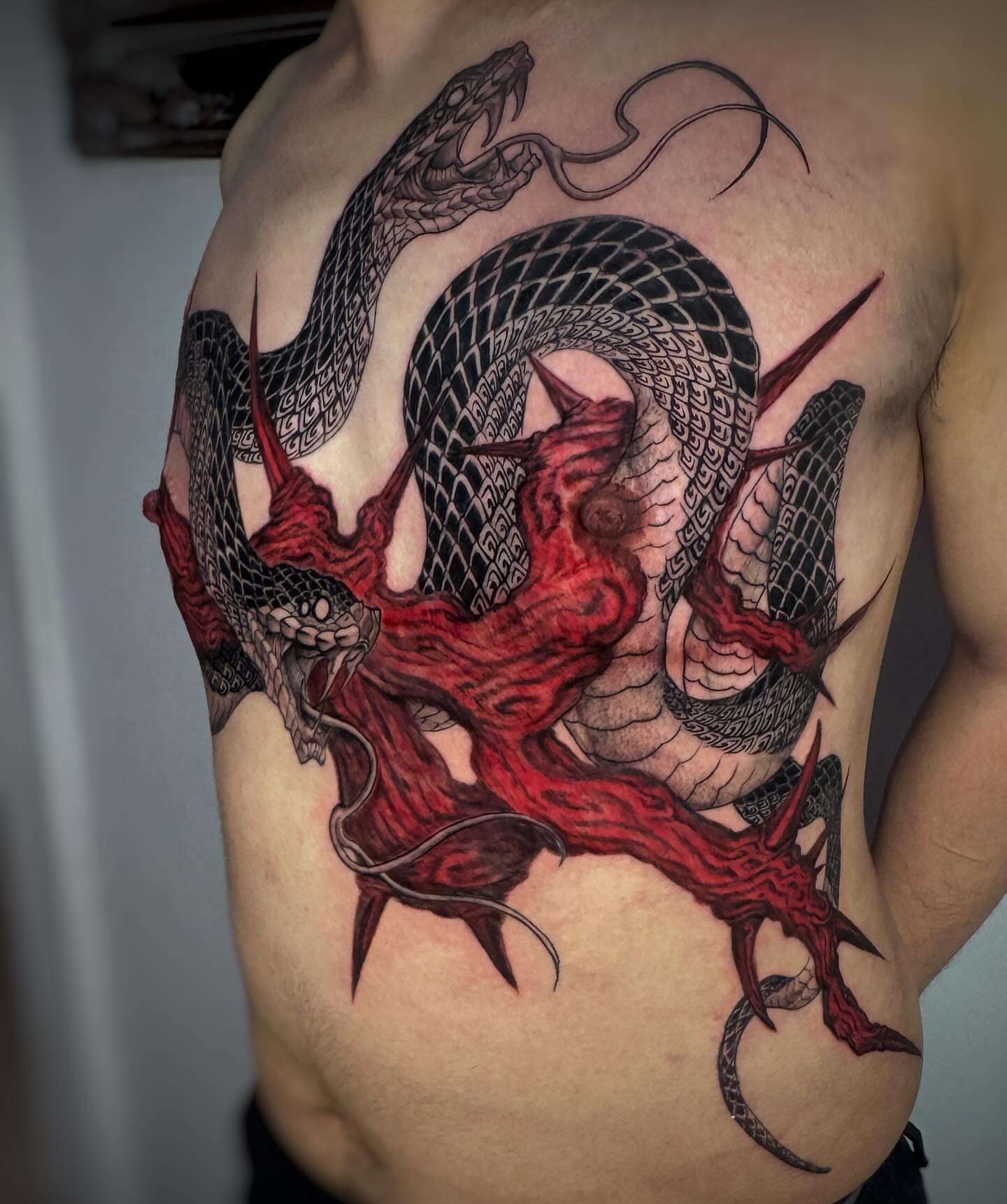 Tattoo by @jeminren — dark_realism