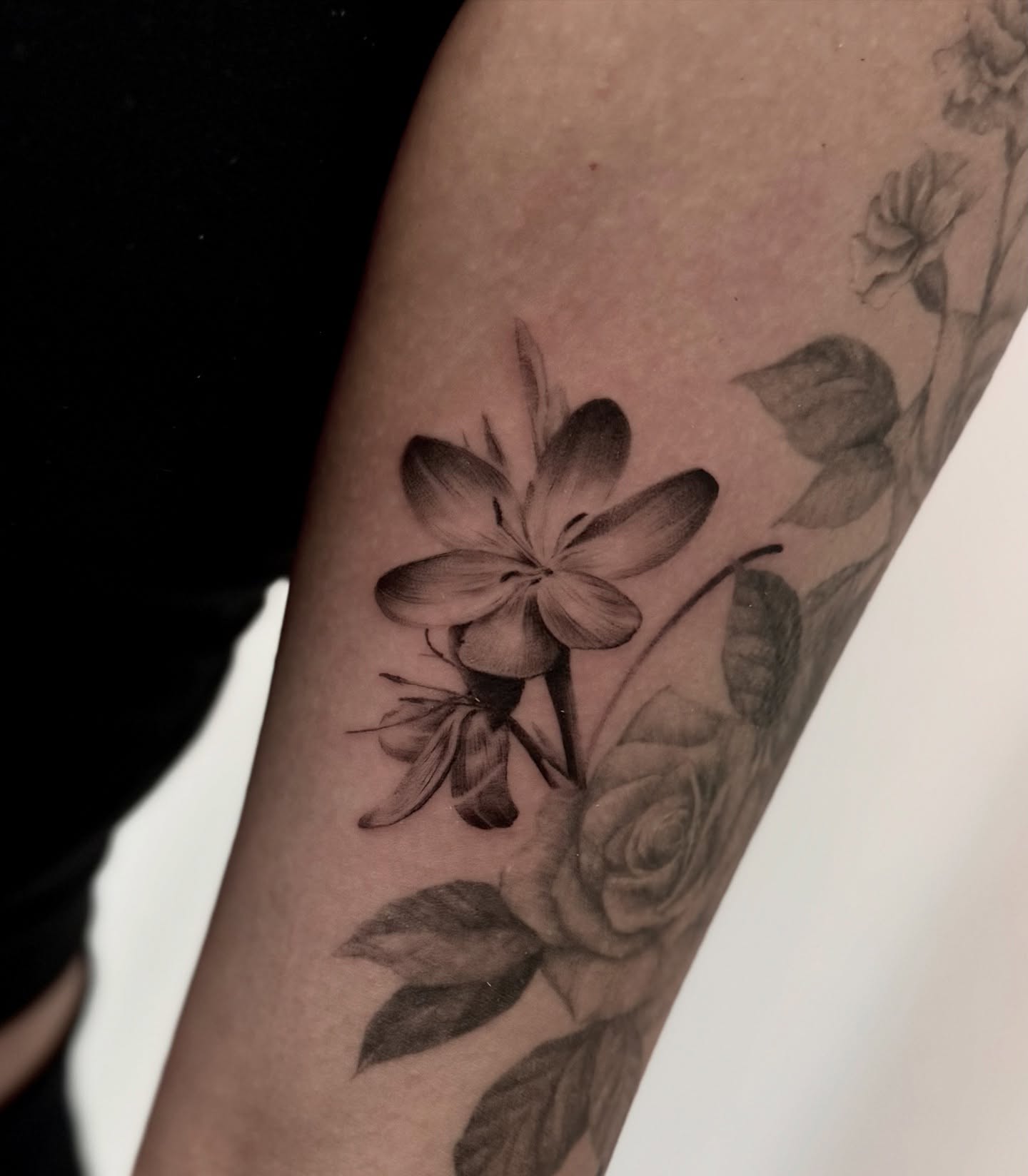 Tattoo by @oori_tattoo — black_and_grey