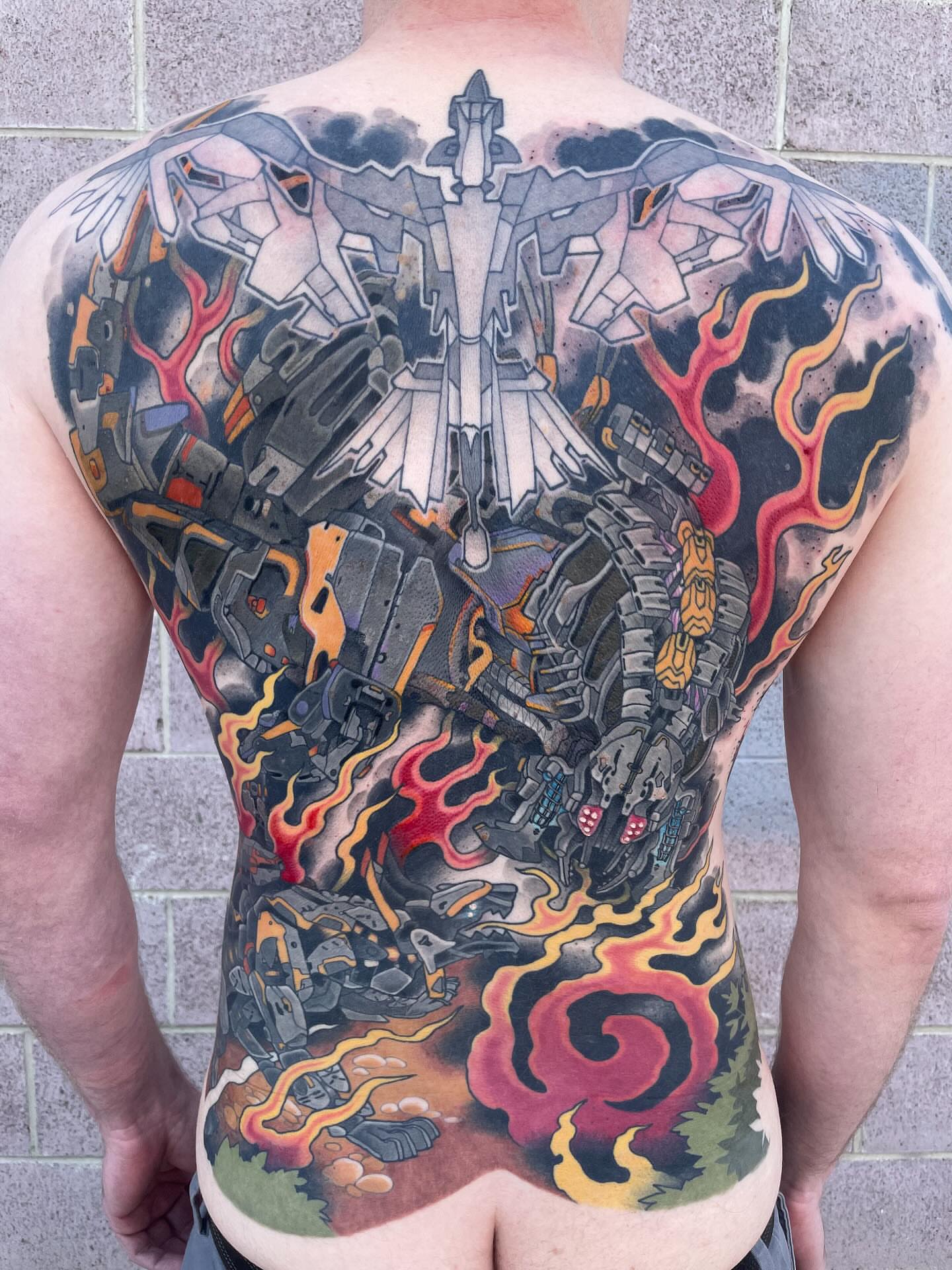 Tattoo by @chad_williams84 — geometric, anime