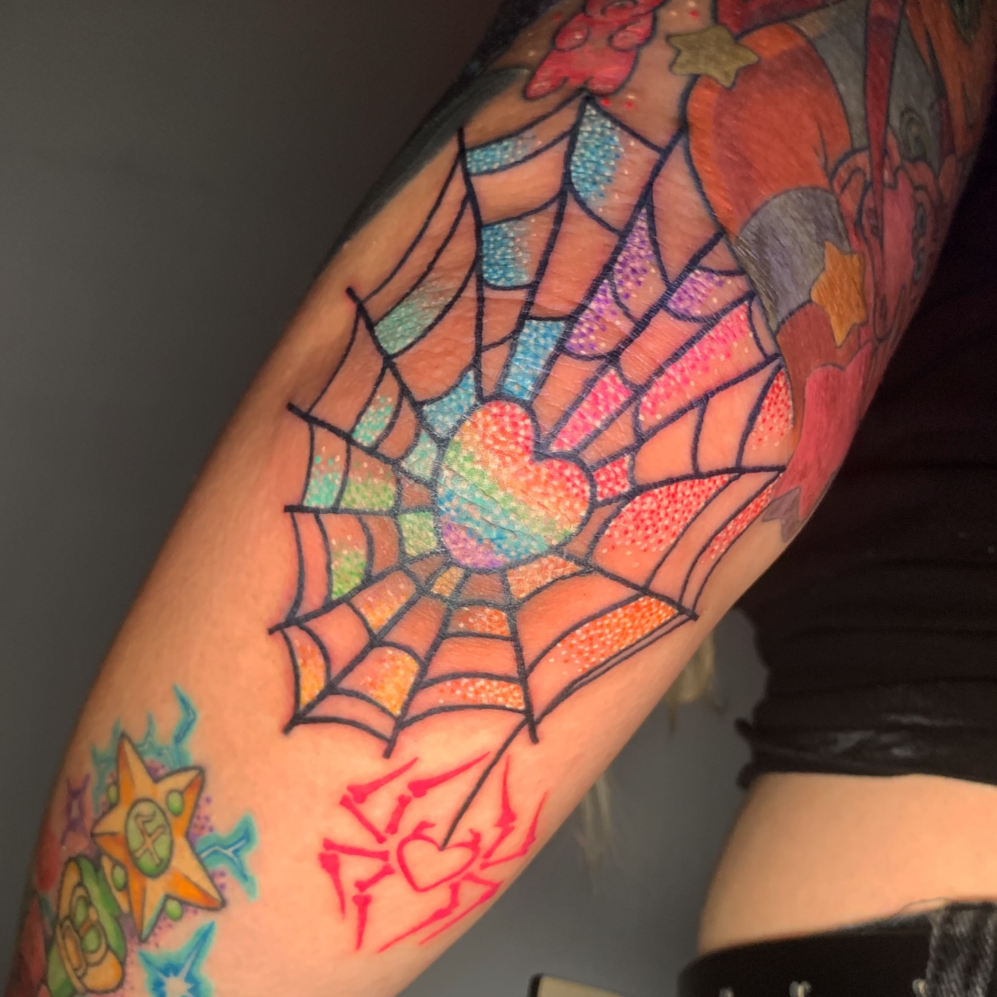 Tattoo by @chibicosori โ dotwork