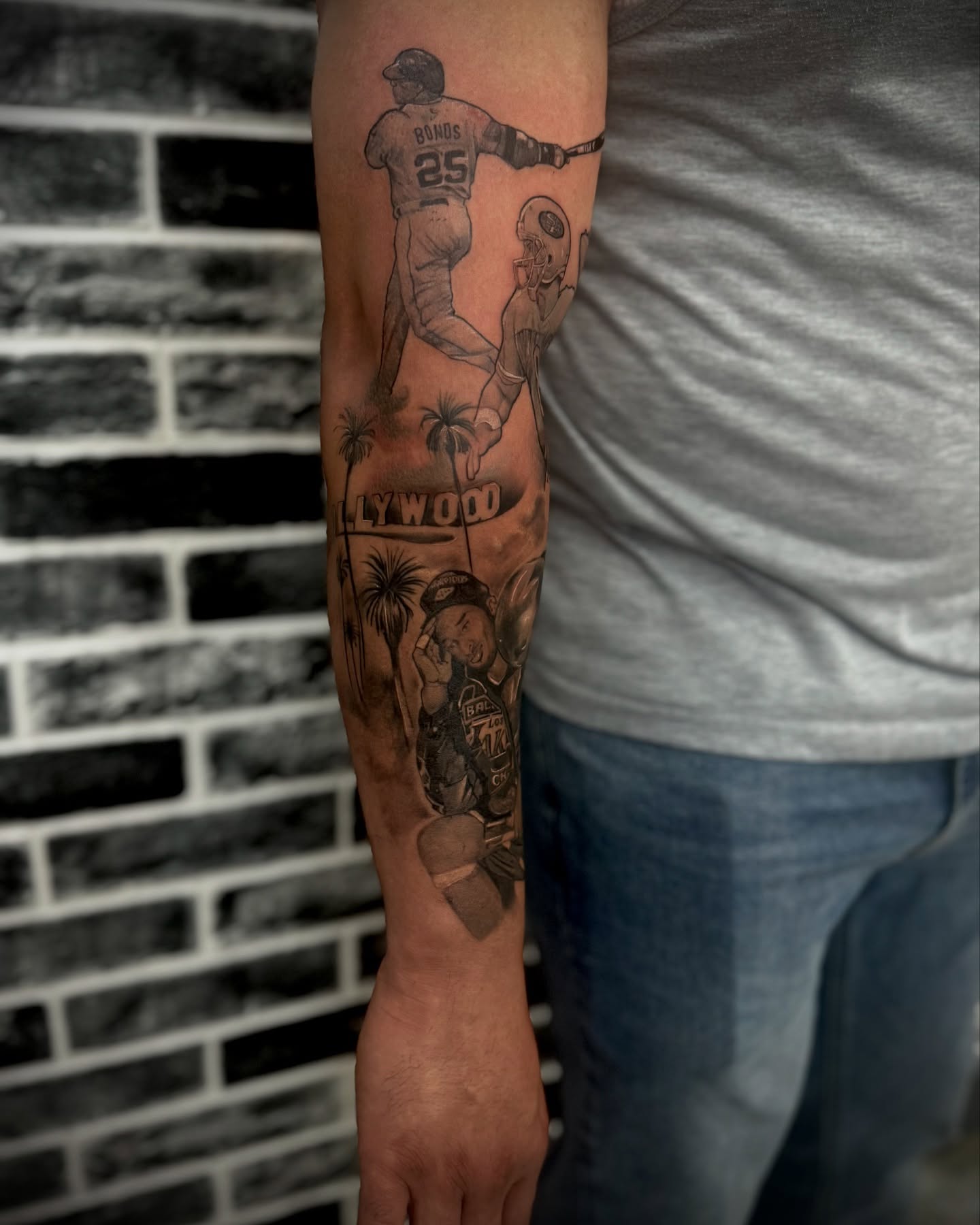 Tattoo by @_mitsukochingart — black_and_grey