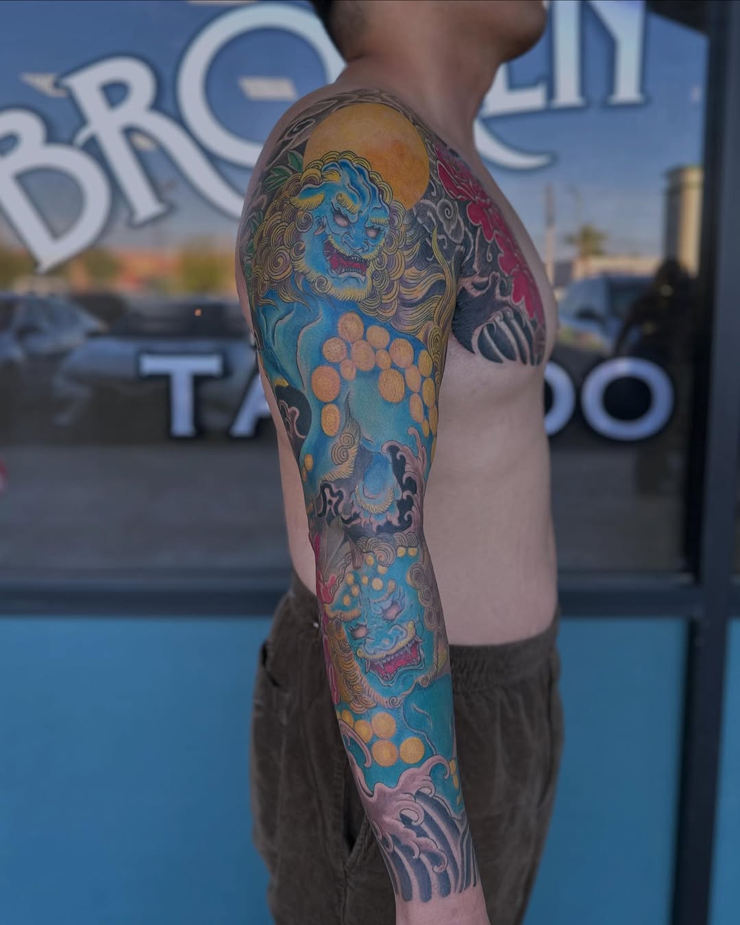 Tattoo by @shawn_tattoo — japanese_irezumi, black_and_grey