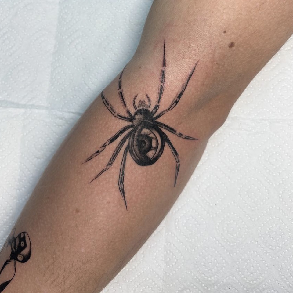 Tattoo by @web4tt — black_and_grey