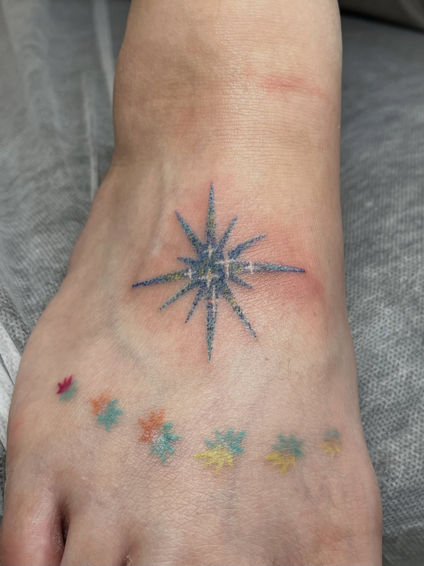 Tattoo by @bokchi_poke — geometric