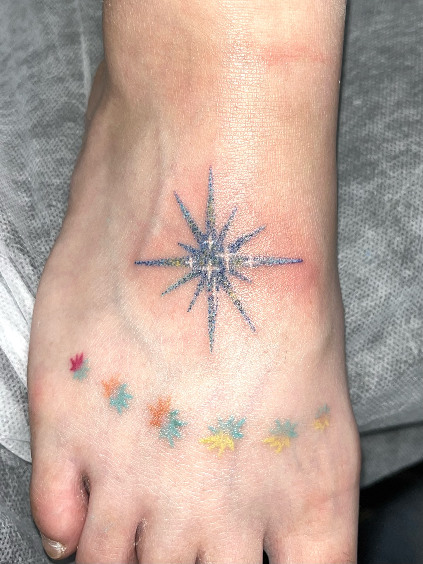 Tattoo by @bokchi_poke — dotwork