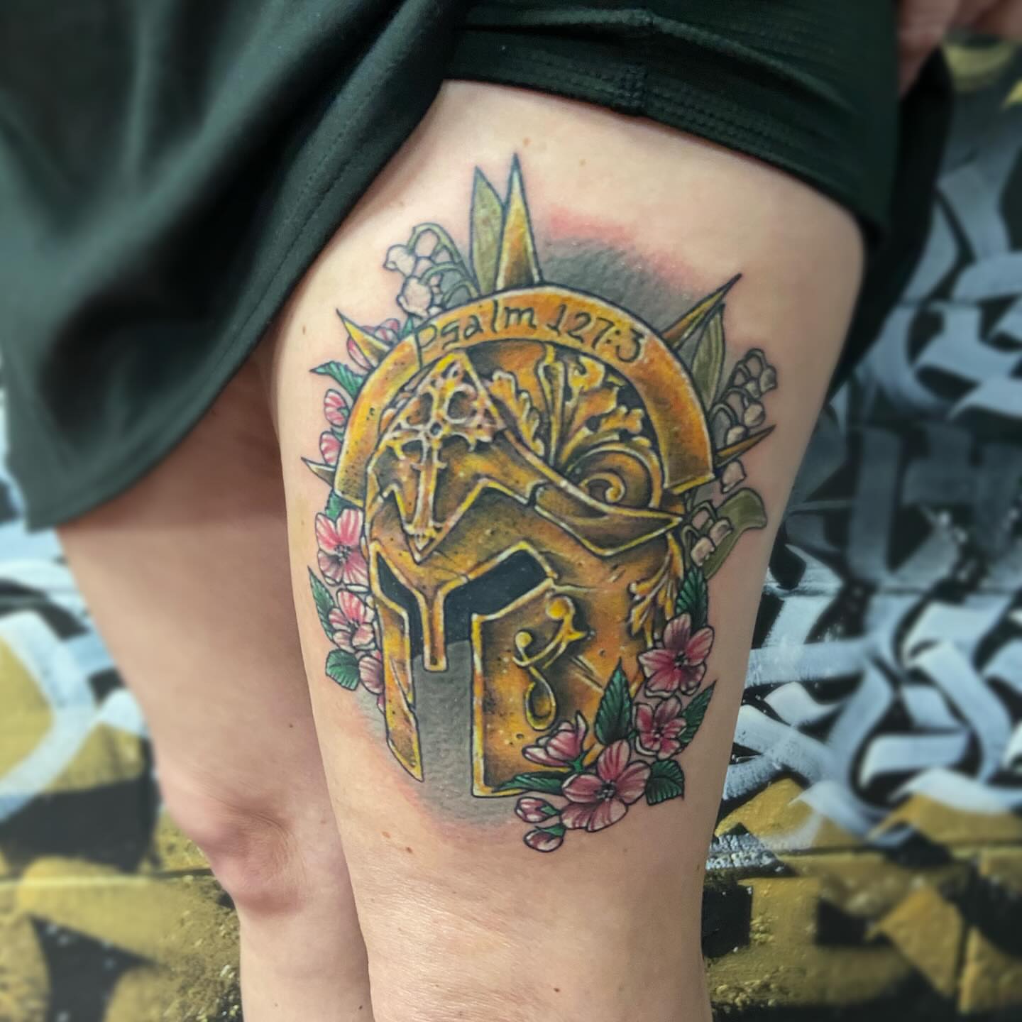 Tattoo by @relentlesley83 — american_traditional, dotwork
