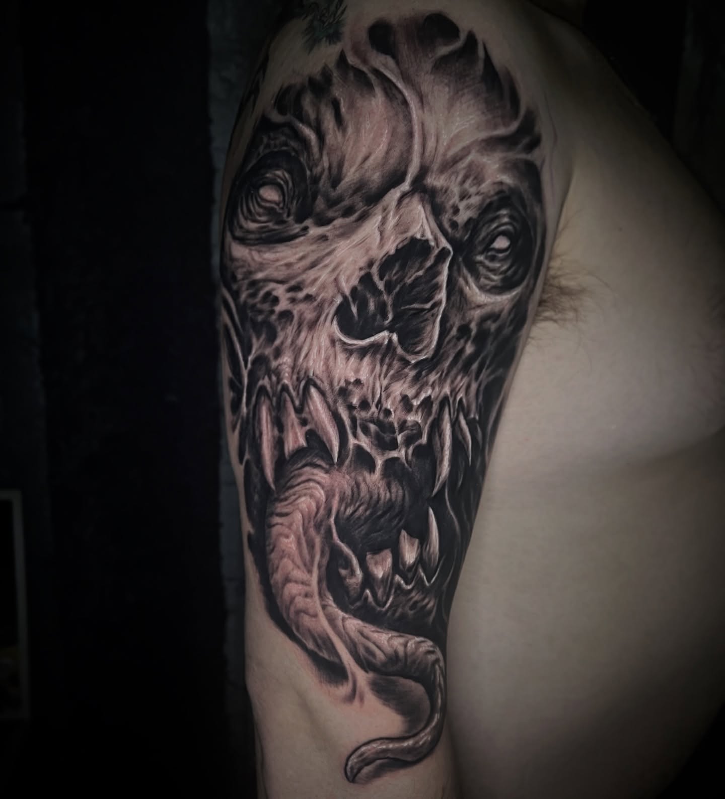 Tattoo by @aaronpackardta2 — dark_realism