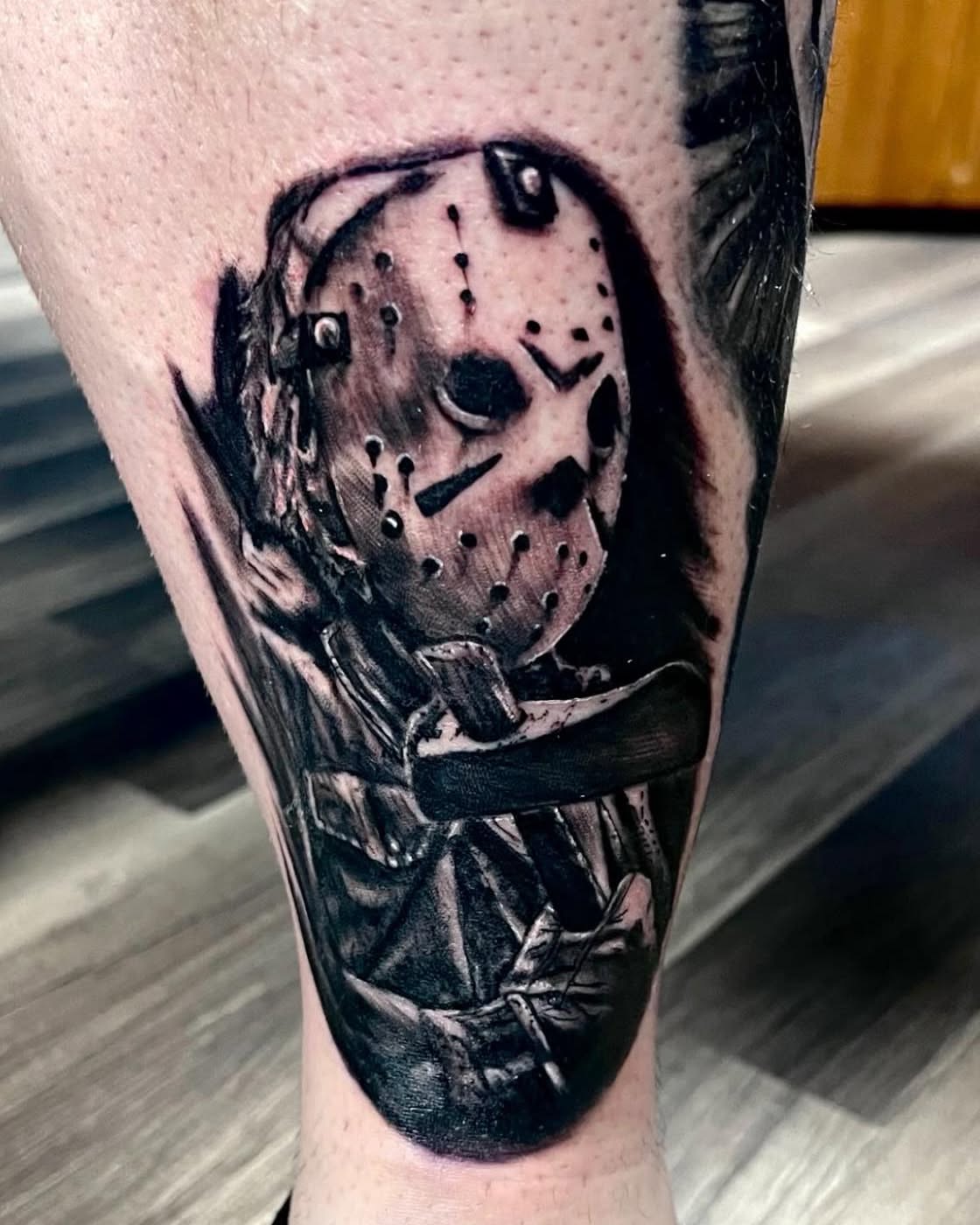 Tattoo by @jeffobrientattoos — black_and_grey, realism