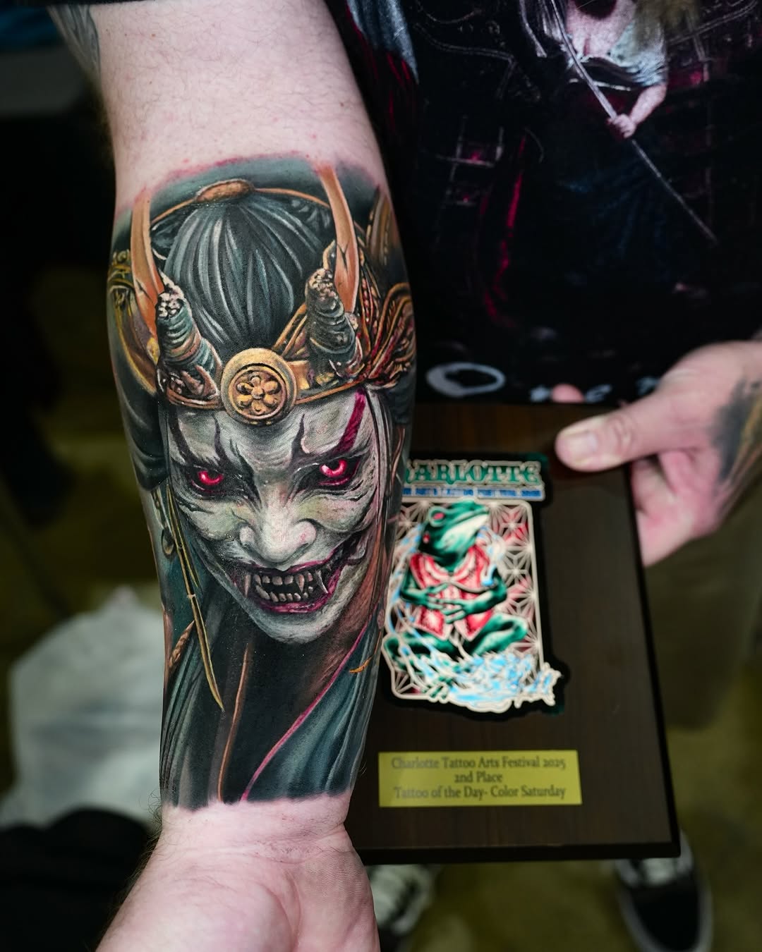 Tattoo work at Virginia Beach Tattoo Festival 2026