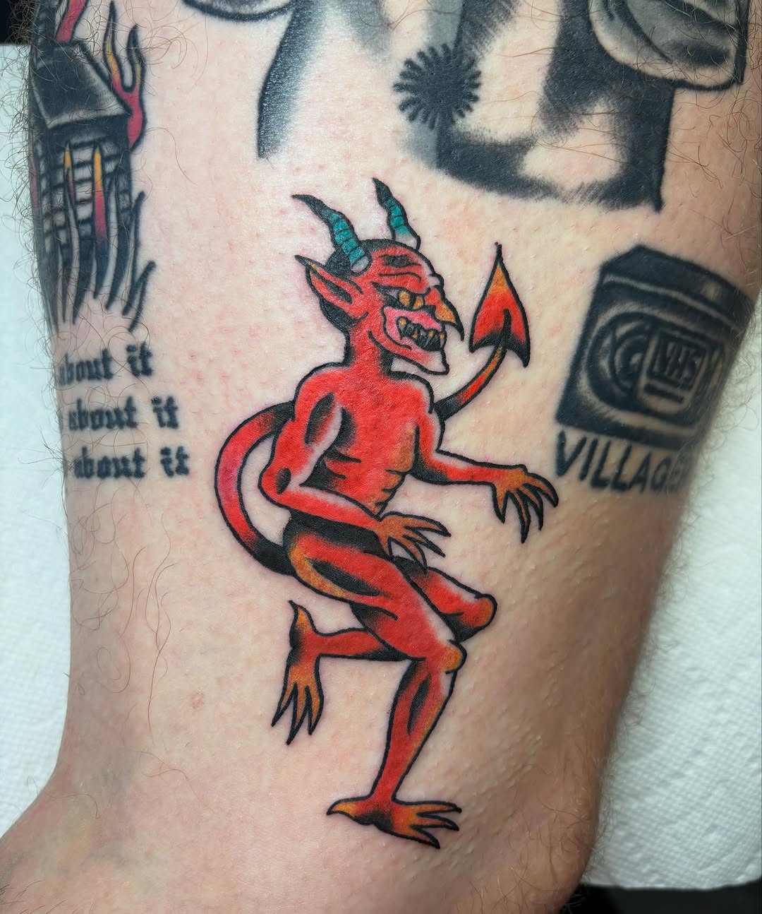 Tattoo by @whyte_zombie β american_traditional