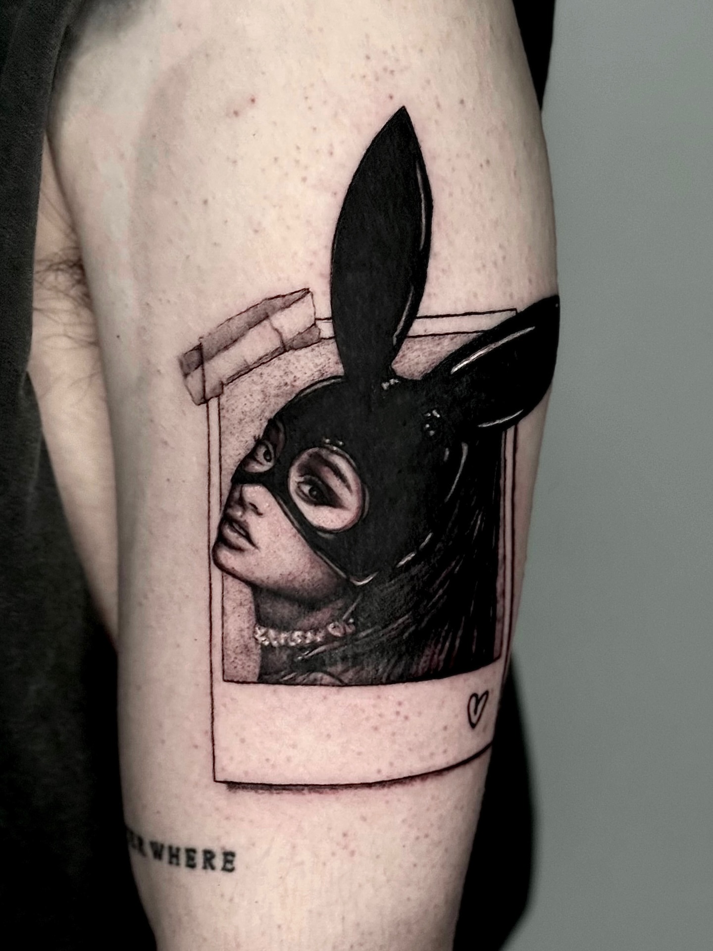 Playboy bunny realism tattoo on the forearm by Miro Ink Tattoo