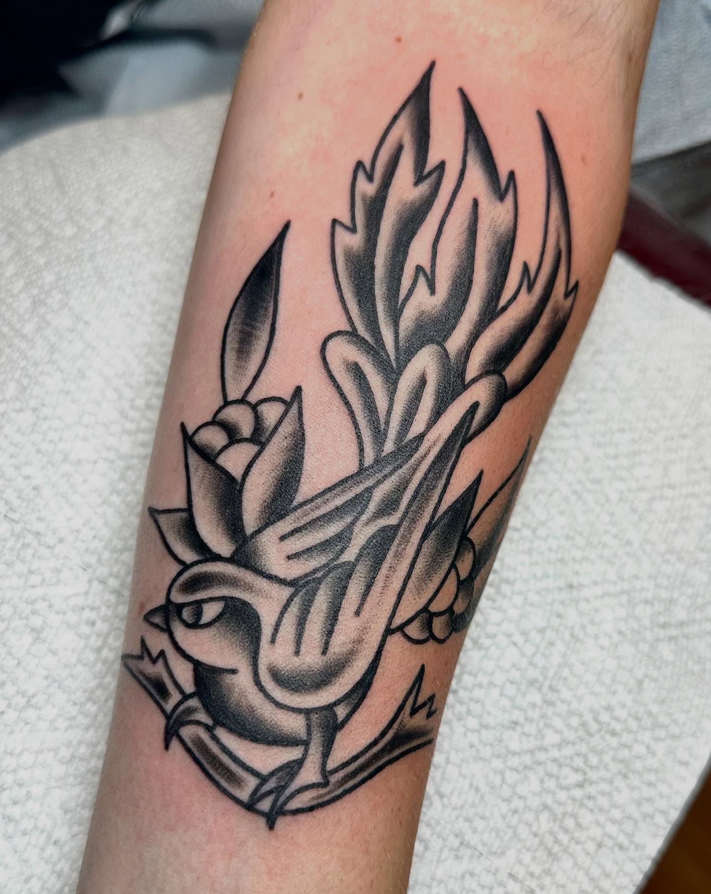 Tattoo by @juniper_oshea — american_traditional