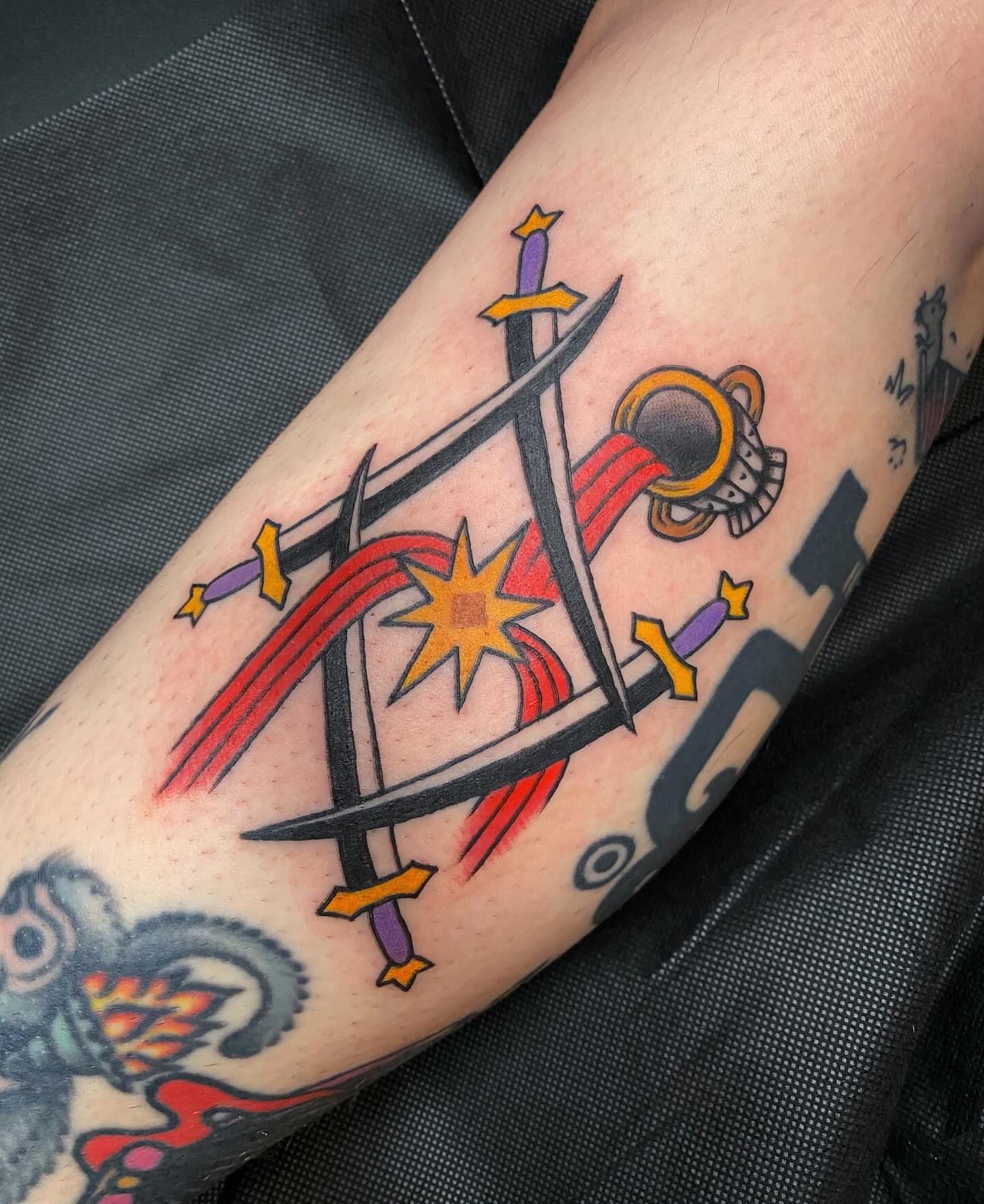Tattoo by @morgana.sutherland — geometric