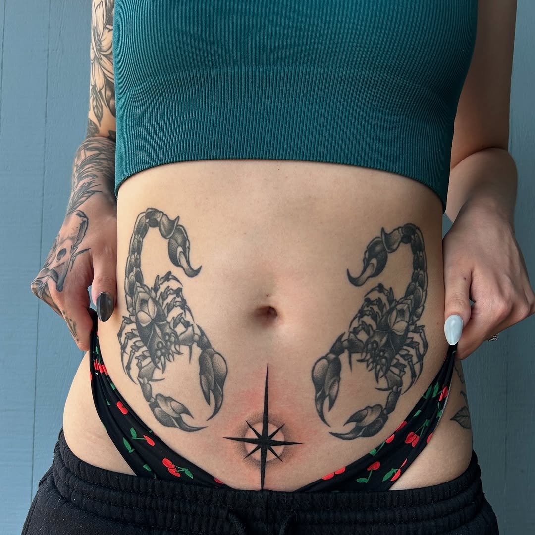 Tattoo by @deadkaylietattoo — black_and_grey, realism