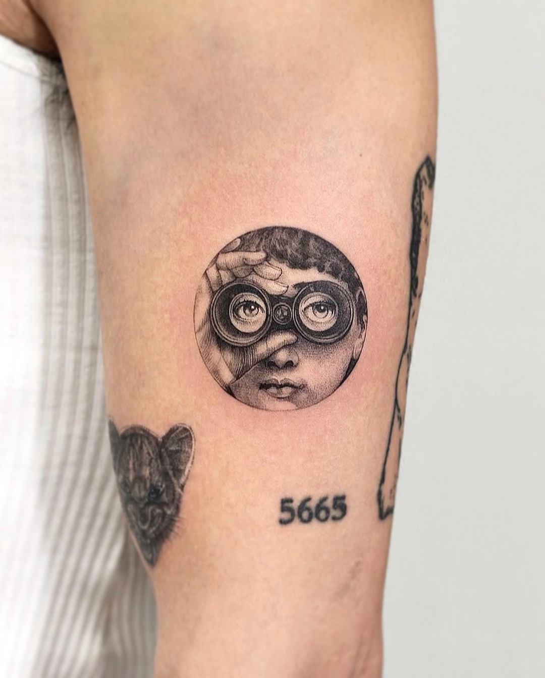 Tattoo by @linsey_tattooer — realism, dotwork