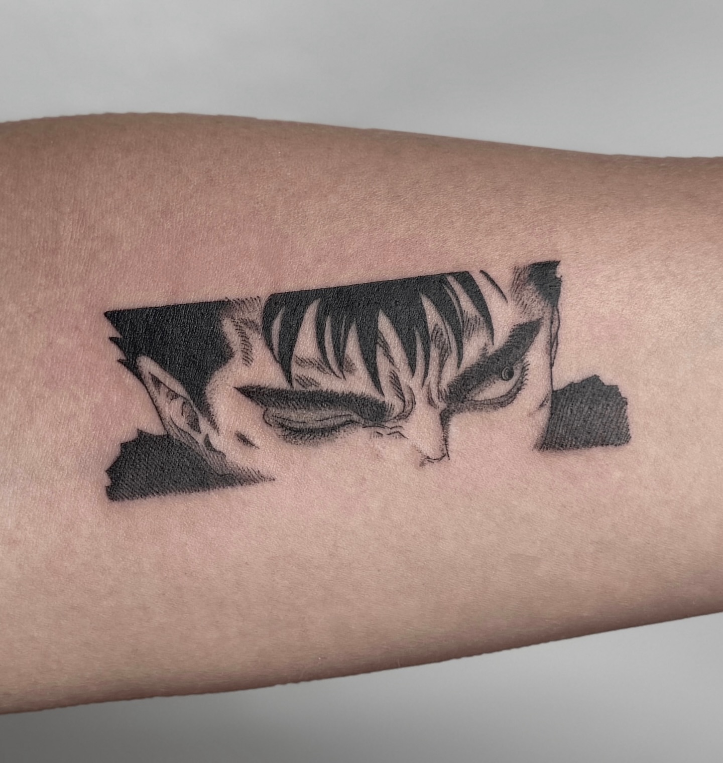 Tattoo by @a.ink.tattoo_leo — anime