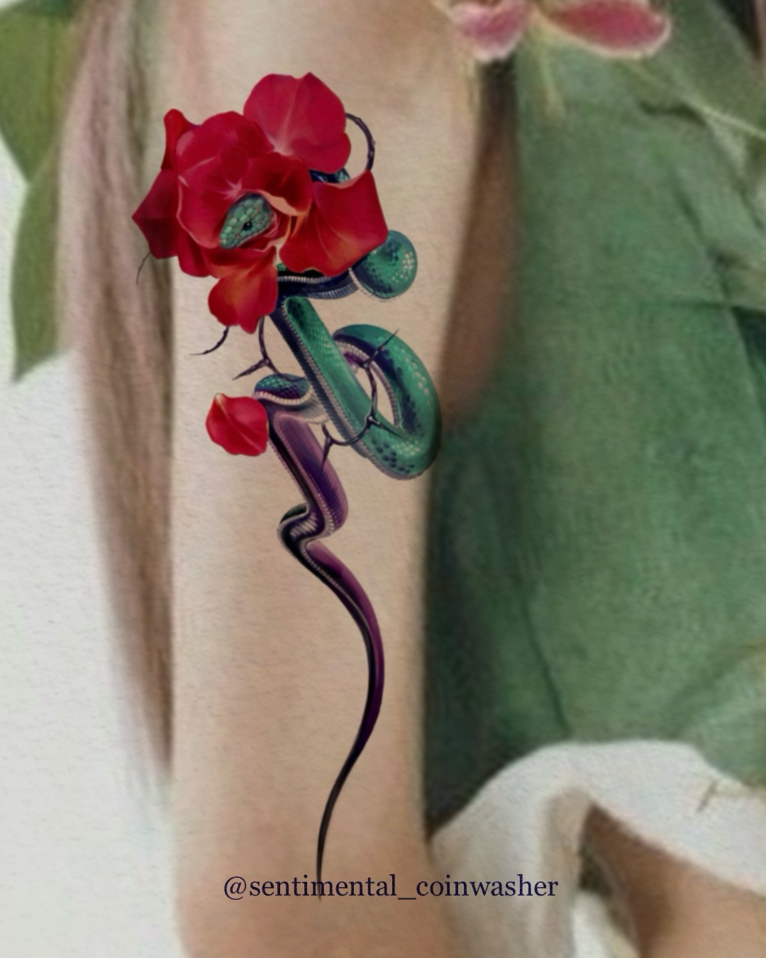 Tattoo by @sentimental_coinwasher — realism