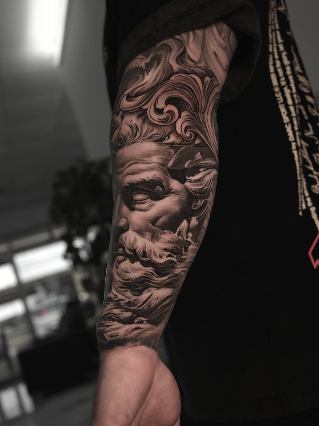 Tattoo by @reyolivarestattoos — realism, black_and_grey
