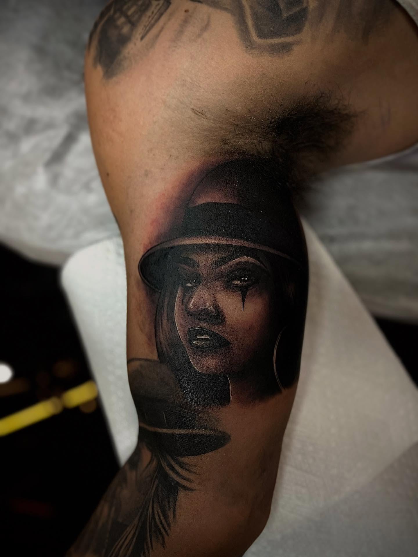 Tattoo by @chrisraymyerstats — realism, dark_realism
