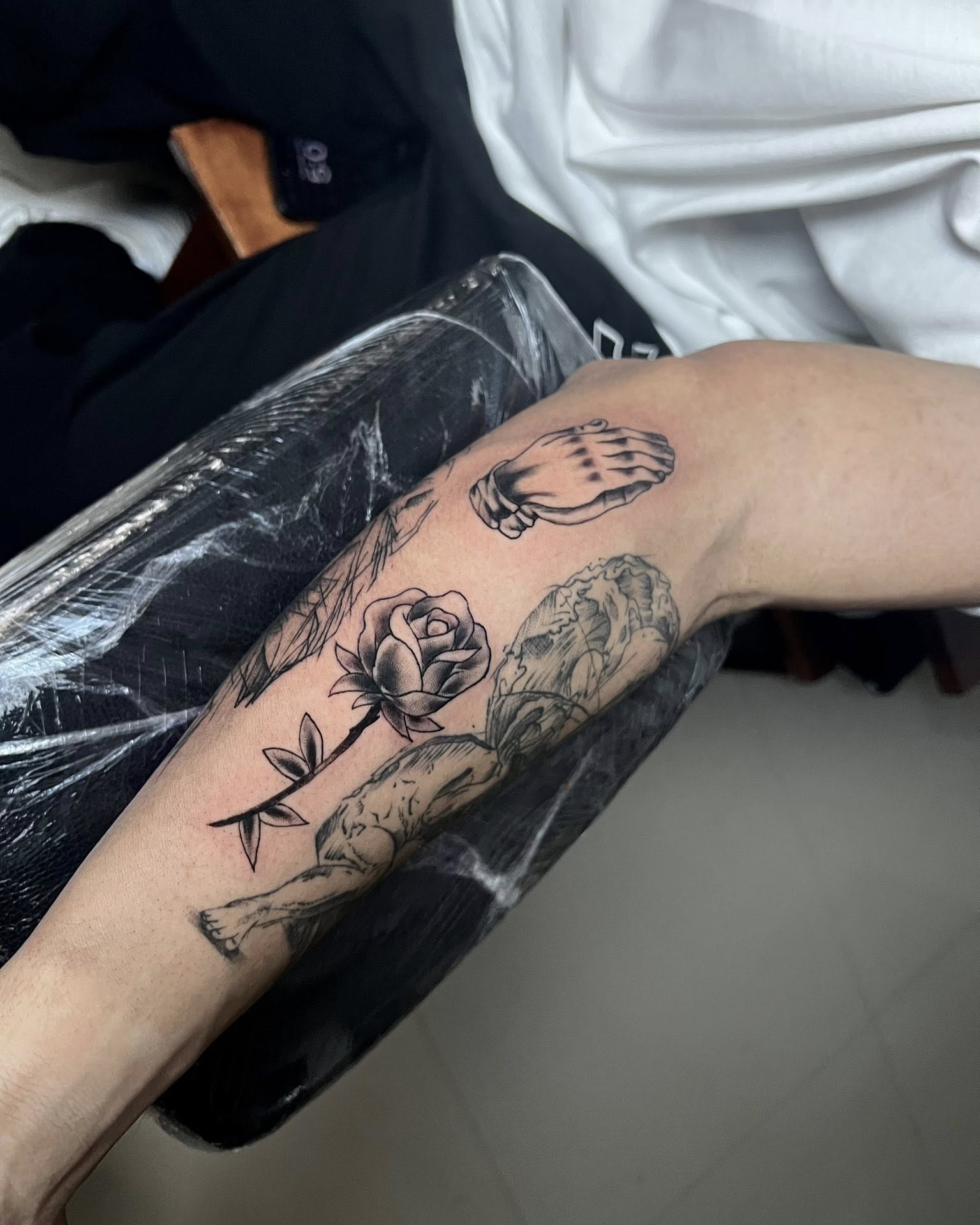 Tattoo by @yowmadfboy — black_and_grey