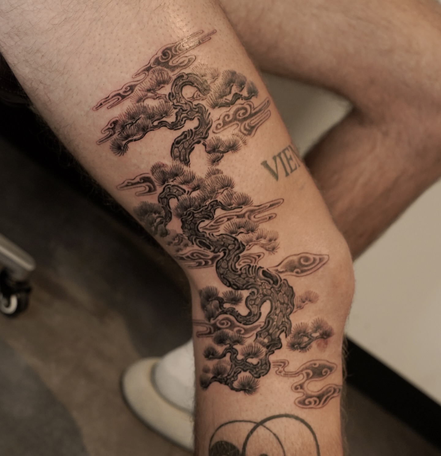 Tattoo by @think_tatt — black_and_grey