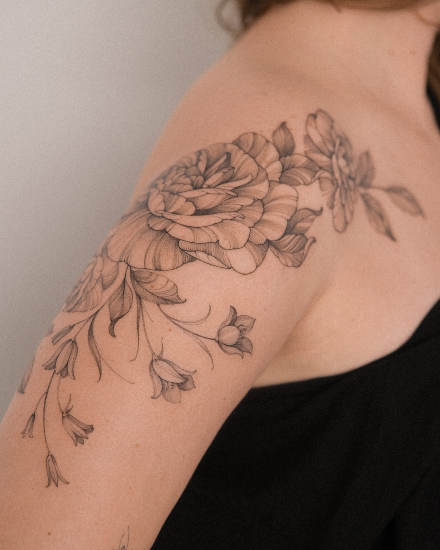 Tattoo by @yuyutattoo — black_and_grey