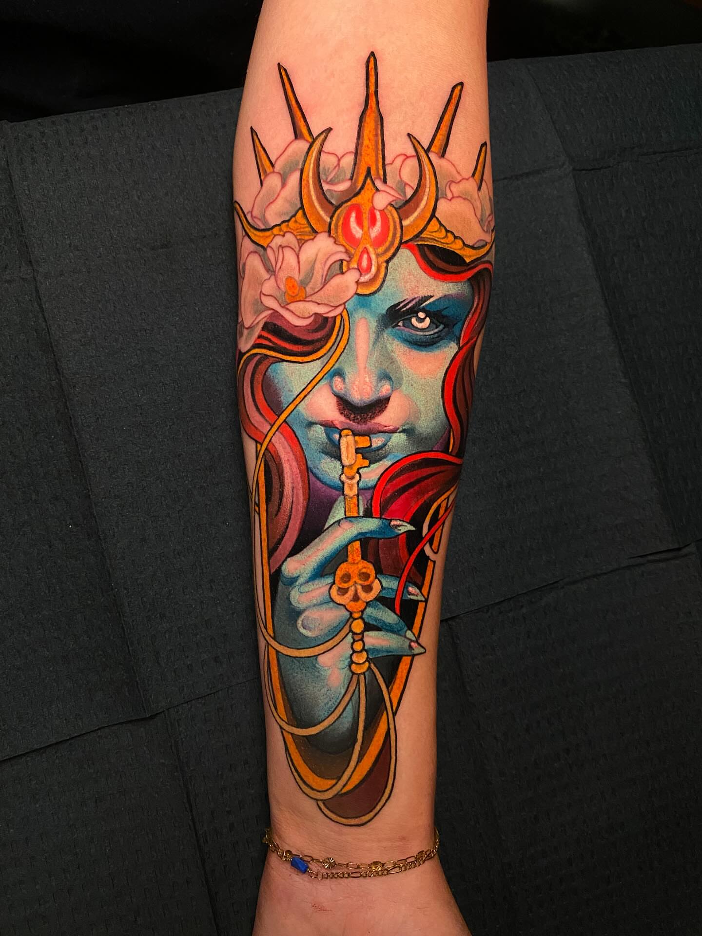Tattoo by @aaronriddletattoos — neo_traditional, surrealism