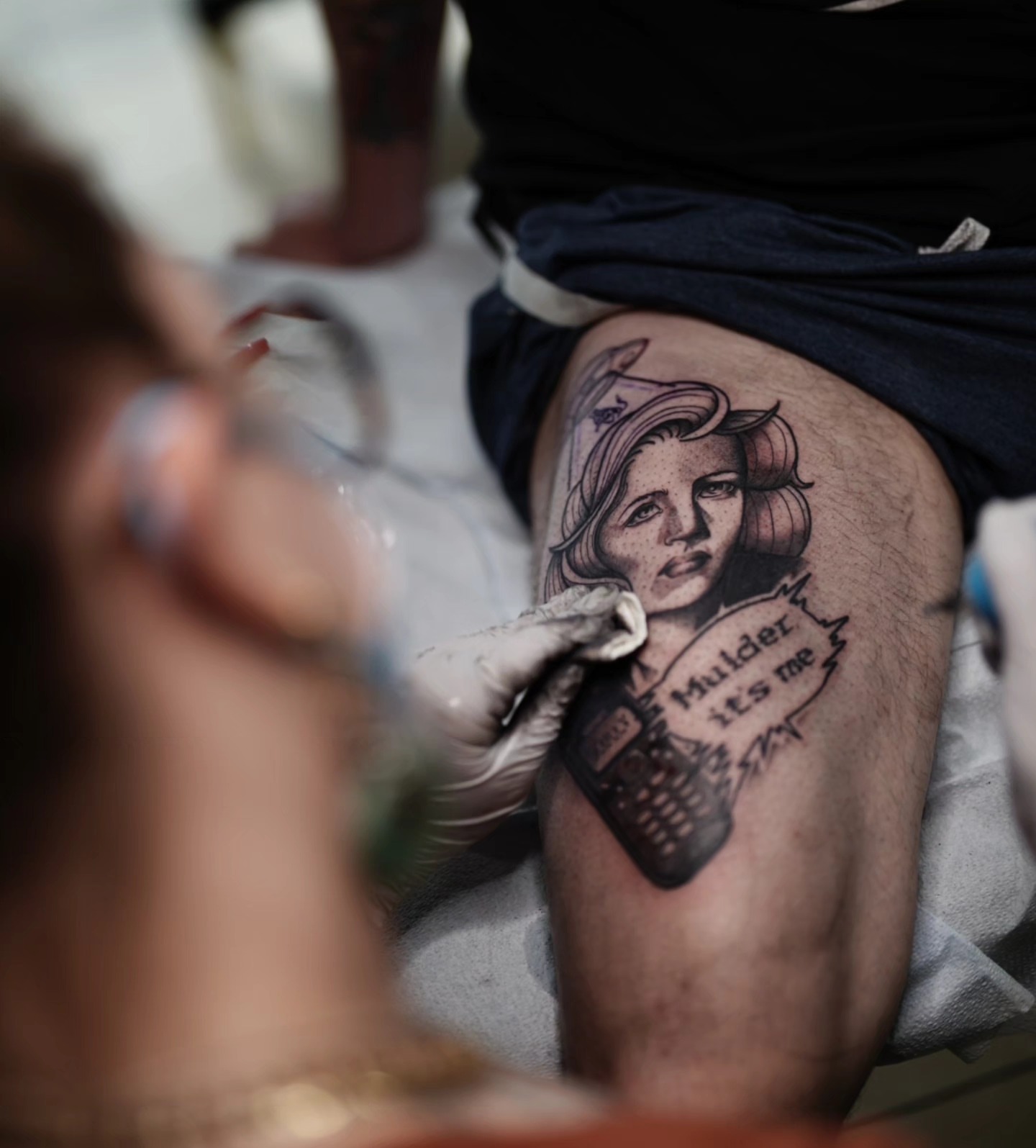 Tattoo by @leximakestattoos — dotwork, realism
