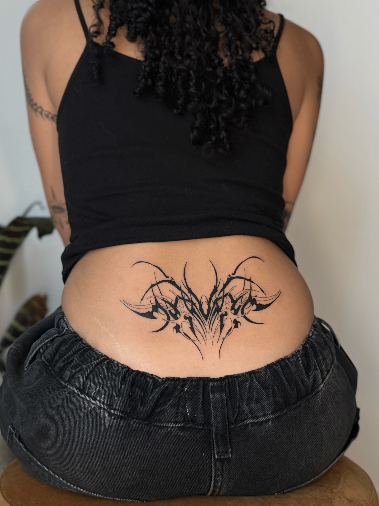 Tribal design tribal tattoo on the torso by Cybersigilism & Fineline Blackwork