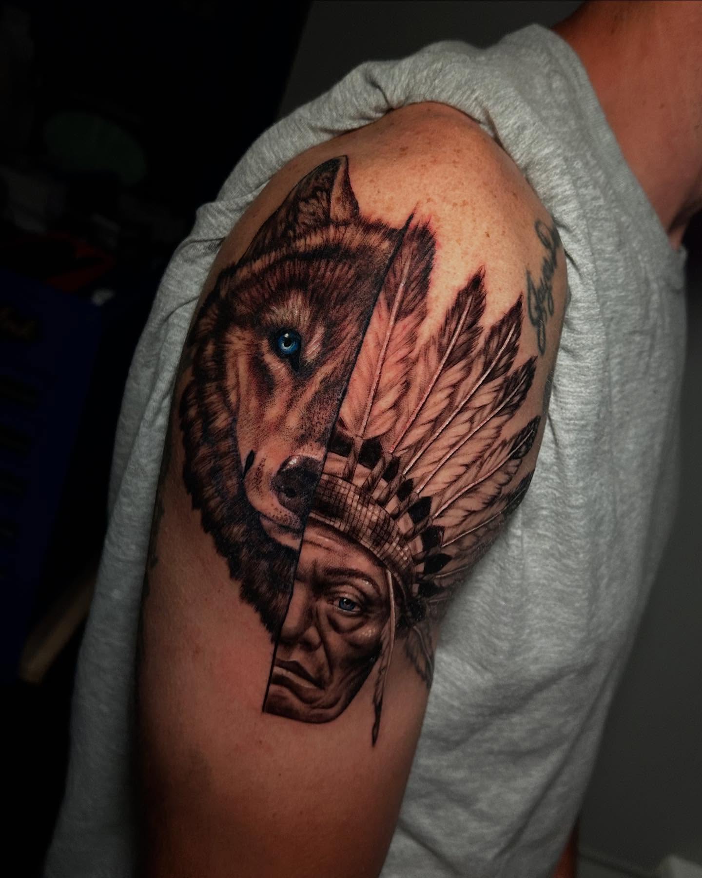 Tattoo by @dani_does_tatts โ realism, black_and_grey