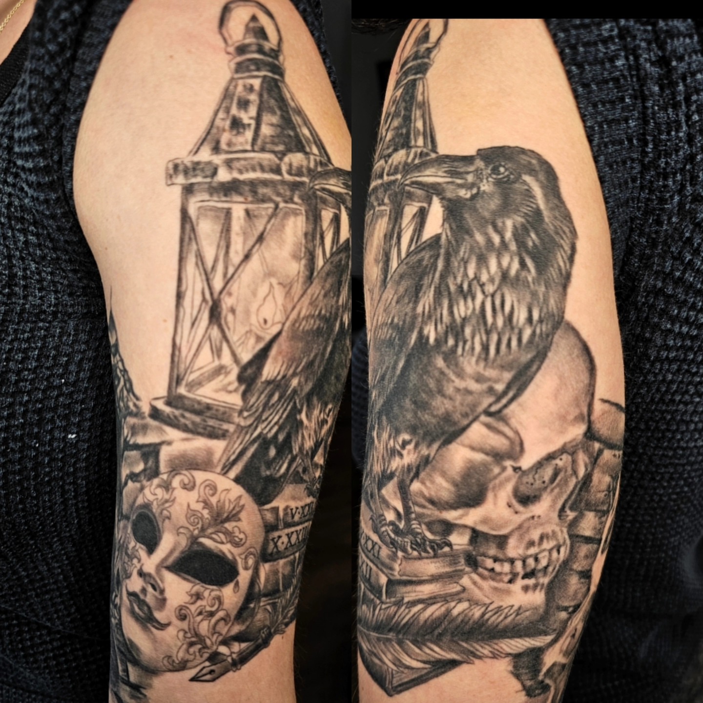 Tattoo by @billwhitejrtattoos — black_and_grey, realism
