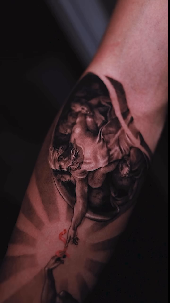 Tattoo by @juan_haka — realism, black_and_grey