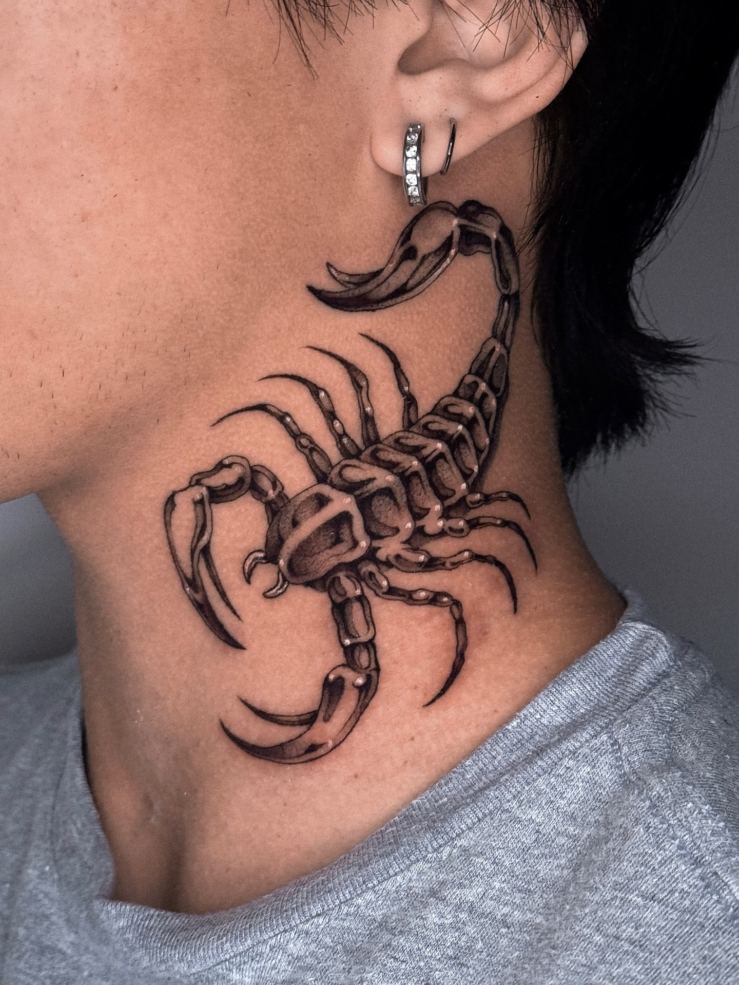 Tattoo by @ellafromhella — black_and_grey