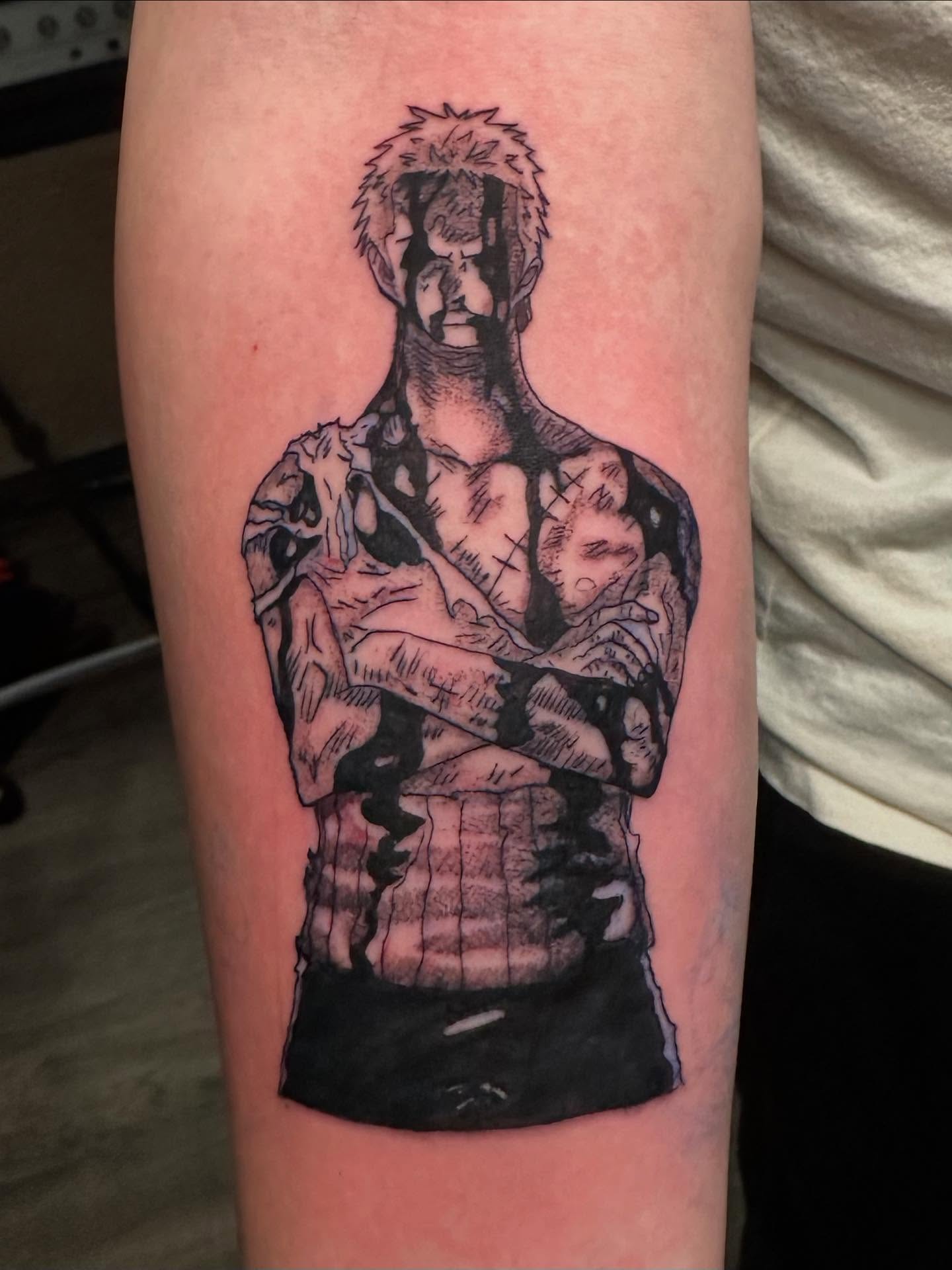 Tattoo by @damon.d.tattoos — black_and_grey