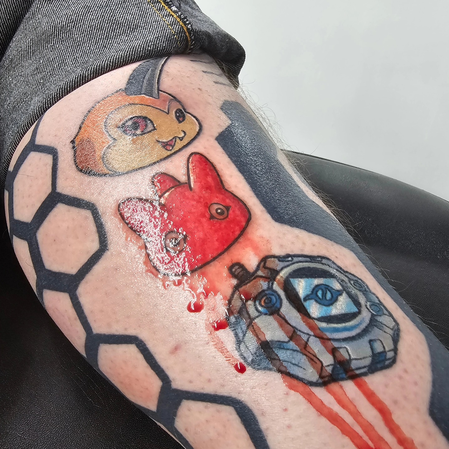 Tattoo by @evandobetattooin — dotwork, realism